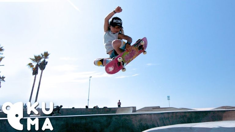 9 Year Old Pro Skater Sky Brown Does a 540 Rodeo Flip